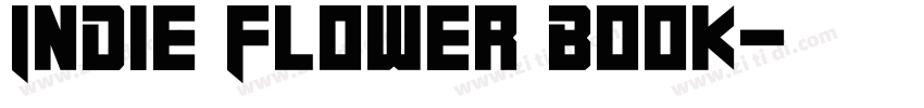 Indie Flower Book字体转换